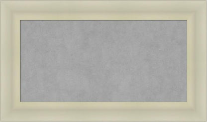Amanti Art Silver Framed Magnetic Board 17x29 Small Vision Board for use with Magnets, 100% Metal Sheet to Display Items as Office Decor or for Home Organization in mudroom, Kitchen or Kids Room
