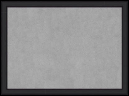 Amanti Art Black Framed Magnetic Board 23x31 Medium Vision Board for use with Magnets, 100% Metal Sheet to Display Items as Office Decor or for Home Organization in mudroom, Kitchen or Kids Room