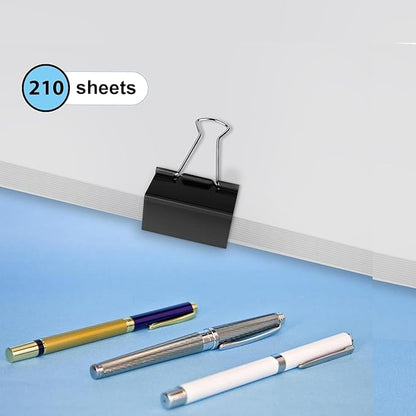 Ufmarine Extra Large Binder Clips 2 inch, (10 Pcs) Big Paper Clips for Office