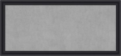 Amanti Art Black Framed Magnetic Board 24x52 Oversize Vision Board for use with Magnets, 100% Metal Sheet to Display Items as Office Decor or for Home Organization in mudroom, Kitchen or Kids Room