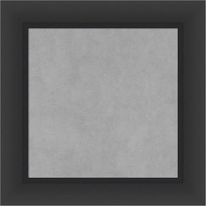 Amanti Art Black Framed Magnetic Board 21x21 Small Vision Board for use with Magnets, 100% Metal Sheet to Display Items as Office Decor or for Home Organization in mudroom, Kitchen or Kids Room
