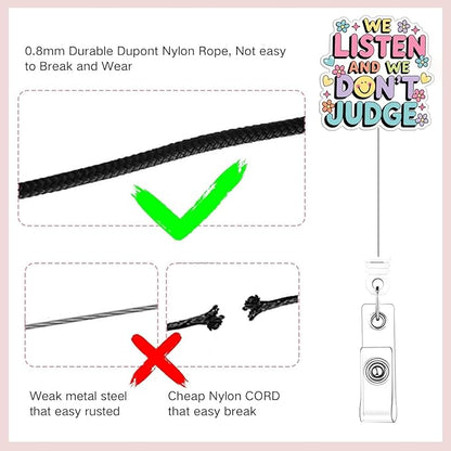 2pc Nurse Badge Reel, Funny Cute Work Badge Holder with Retractable Clip, Pediatric Badge Buddy,RN LPN CNA MA Medical Worker Teacher Doctor Nursing Student ID Name Badge Clip Accessories