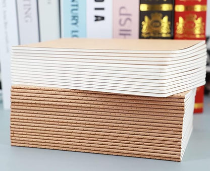 48 Pack Notebook Journals for Travelers, Students and Office, Writing Diary Subject Notebooks Planner with Thick Paper, 60 Pages, 30 Sheets, 8.3x5.5 inch, A5 Size, Travel Journal Set.(Lines)