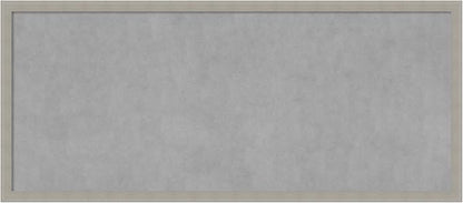 Amanti Art Grey Framed Magnetic Board 22x50 Oversize Vision Board for use with Magnets, 100% Metal Sheet to Display Items as Office Decor or for Home Organization in mudroom, Kitchen or Kids Room