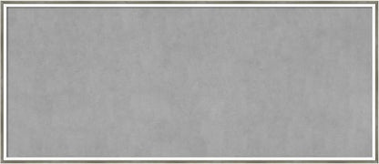 Amanti Art Silver Framed Magnetic Board 21x49 Oversize Vision Board for use with Magnets, 100% Metal Sheet to Display Items as Office Decor or for Home Organization in mudroom, Kitchen or Kids Room
