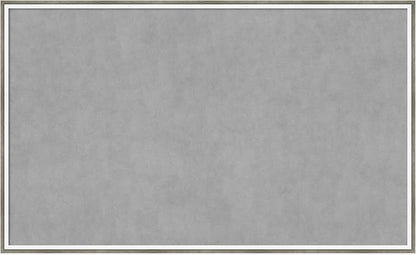 Amanti Art Silver Framed Magnetic Board 25x41 Large Vision Board for use with Magnets, 100% Metal Sheet to Display Items as Office Decor or for Home Organization in mudroom, Kitchen or Kids Room