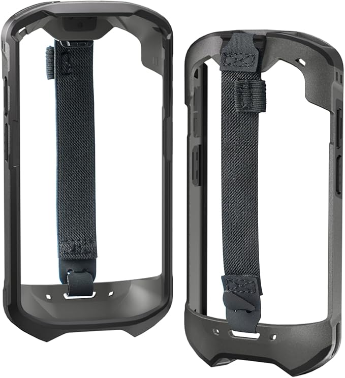 TC51 TC52 TC56 TC57 TC510K Case with Hand Strap - Protective & Ergonomic for Zebra Handheld Barcode Scanners SG-TC5X-EXO1-01 SG-TC5X-EXONHS-01 (Black)