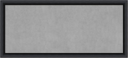 Amanti Art Black Framed Magnetic Board 23x51 Oversize Vision Board for use with Magnets, 100% Metal Sheet to Display Items as Office Decor or for Home Organization in mudroom, Kitchen or Kids Room