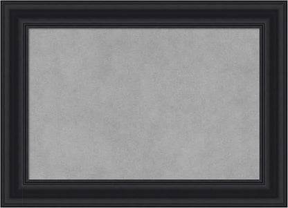 Amanti Art Black Framed Magnetic Board 16x22 Small Vision Board for use with Magnets, 100% Metal Sheet to Display Items as Office Decor or for Home Organization in mudroom, Kitchen or Kids Room