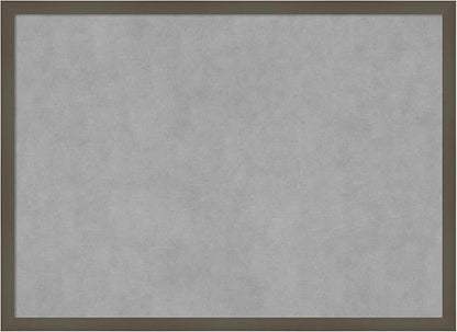 Amanti Art Grey Framed Magnetic Board 21x29 Medium Vision Board for use with Magnets, 100% Metal Sheet to Display Items as Office Decor or for Home Organization in mudroom, Kitchen or Kids Room