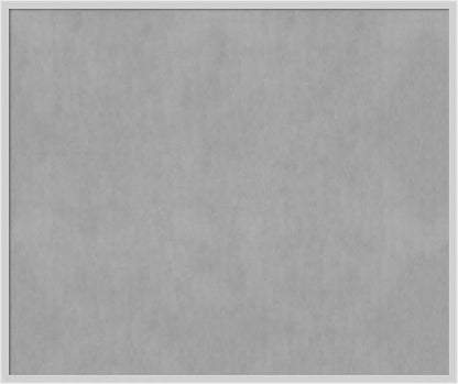 Amanti Art Silver Framed Magnetic Board 41x49 Oversize Vision Board for use with Magnets, 100% Metal Sheet to Display Items as Office Decor or for Home Organization in mudroom, Kitchen or Kids Room