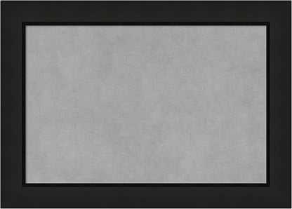 Amanti Art Black Framed Magnetic Board 15x21 Small Vision Board for use with Magnets, 100% Metal Sheet to Display Items as Office Decor or for Home Organization in mudroom, Kitchen or Kids Room