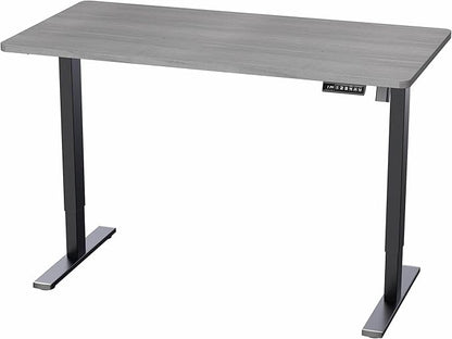 VIVO Electric 55 x 28 in Standing Desk, Memory Height Adjustment, 1B Series, Holds 220 lbs, One-Piece Dark Gray Top, Black Frame, DESK-KIT-1B55G