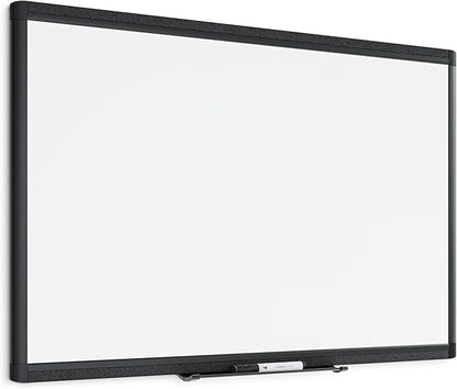 U Brands PINIT Magnetic Dry Erase White Board, Black Aluminum Frame with Pin Strips Across The Top and Bottom (36" W x 24" H)