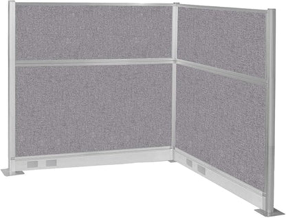 Versare Pre-Configured Hush Panel Electric Cubicle | Workstation Divider Walls | Cubicle Privacy Panels | Office Partition Walls