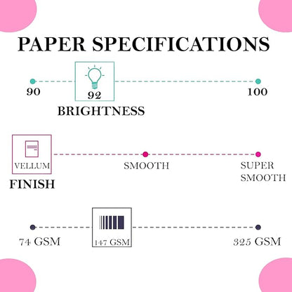 Print It - Vellum Bristol Colored Cardstock Cover Paper, 67 Lb, 8.5" X 11”, Heavyweight Colored Cardstock for Crafts, School, Invitations, And Office Use - Decoration Drawing 250/Case-Pink