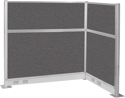 Versare Pre-Configured Hush Panel Electric Cubicle | Workstation Divider Walls | Cubicle Privacy Panels | Office Partition Walls