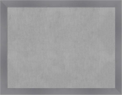 Amanti Art Grey Framed Magnetic Board 20x26 Medium Vision Board for use with Magnets, 100% Metal Sheet to Display Items as Office Decor or for Home Organization in mudroom, Kitchen or Kids Room