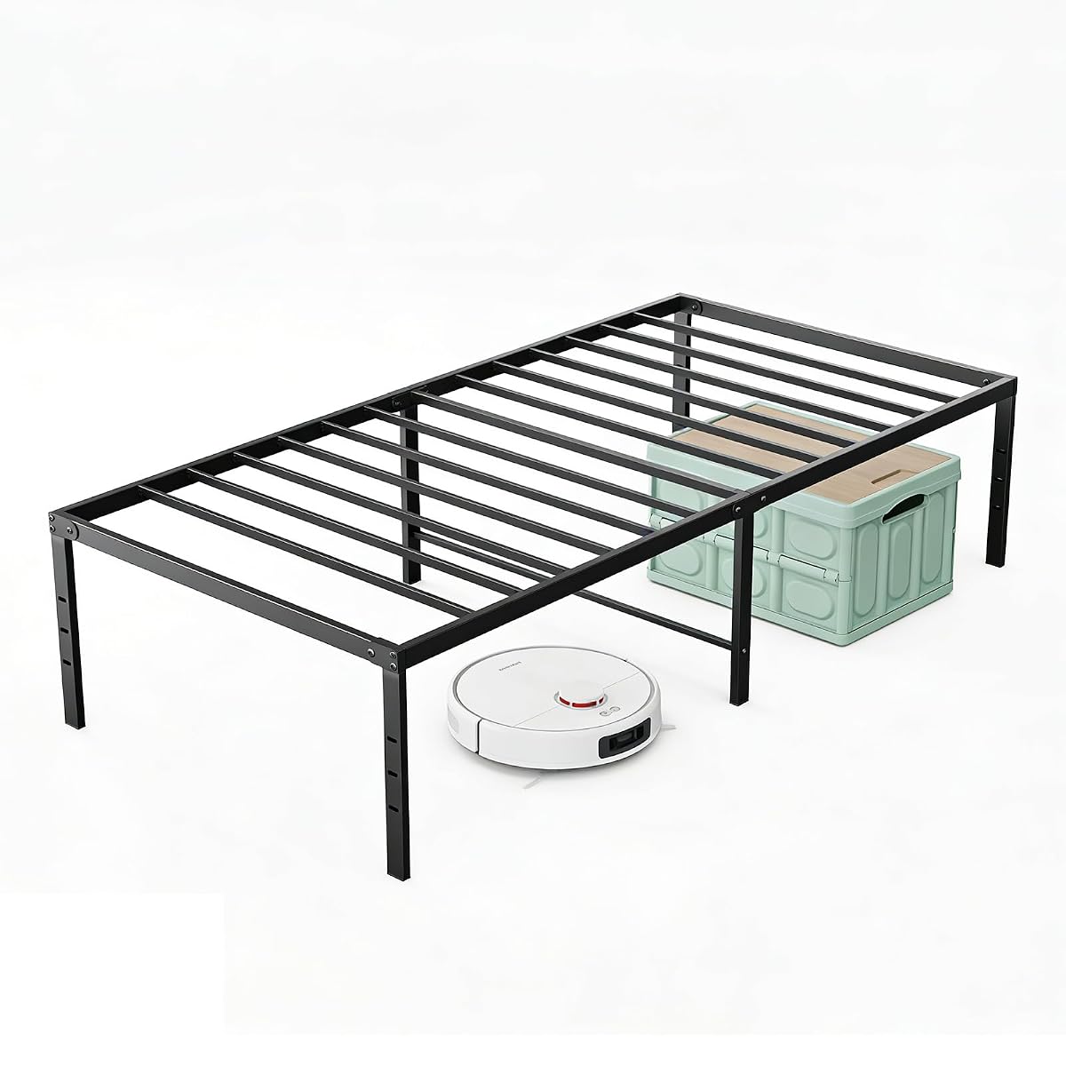 Twin Metal Bed Frame, Platform Bed Frame, 16 Inch