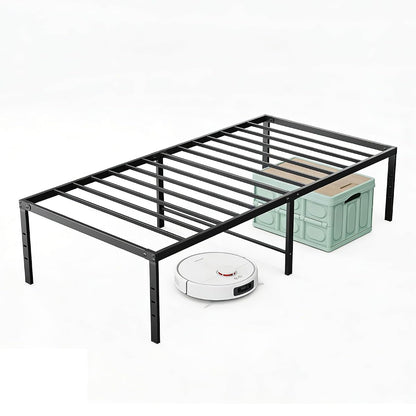 Twin Metal Bed Frame, Platform Bed Frame, 16 Inch