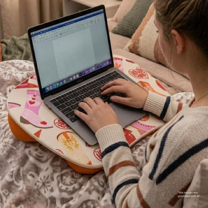 LAPGEAR MyStyle Lap Desk – Boots, Fits 15.6" Laptops