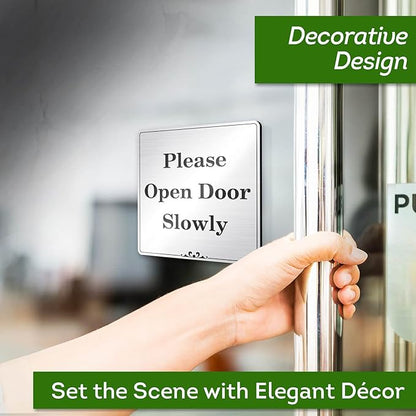 Custom Sign, Office Sign, Business/Office Name Plates for Doors/Wall, Indoor/Outdoor, 6x6 inch, 18 Colors, (Prestige) Made in USA by My Sign Center