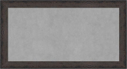 Amanti Art Black Framed Magnetic Board 15x27 Small Vision Board for use with Magnets, 100% Metal Sheet to Display Items as Office Decor or for Home Organization in mudroom, Kitchen or Kids Room