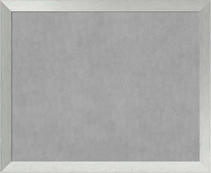 Amanti Art Silver Framed Magnetic Board 36x44 X-Large Vision Board for use with Magnets, 100% Metal Sheet to Display Items as Office Decor or for Home Organization in mudroom, Kitchen or Kids Room
