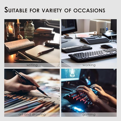 Leather Desk Mat - Small Non-Slip PU Desk Pad for Office and Home - Desk Organization and Accessories - Ideal for Large Mouse Pad and Small Desk Mats on Top of Desks (Purple,23.6"x 13.8")