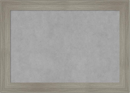 Amanti Art Grey Framed Magnetic Board 20x28 Medium Vision Board for use with Magnets, 100% Metal Sheet to Display Items as Office Decor or for Home Organization in mudroom, Kitchen or Kids Room