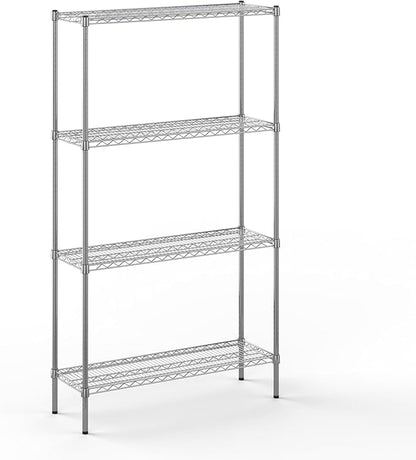 Regal Altair 14" Deep x 42" Wide x 74" Height Wire Shelving Kit | 4-Tier | NSF Commercial Storage Rack Unit
