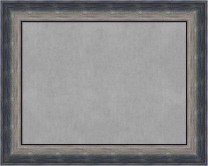 Amanti Art Silver Framed Magnetic Board 24x30 Medium Vision Board for use with Magnets, 100% Metal Sheet to Display Items as Office Decor or for Home Organization in mudroom, Kitchen or Kids Room