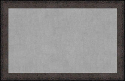 Amanti Art Black Framed Magnetic Board 29x45 Large Vision Board for use with Magnets, 100% Metal Sheet to Display Items as Office Decor or for Home Organization in mudroom, Kitchen or Kids Room