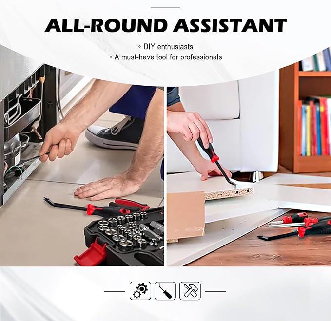 Heavy Duty Staple Remover Tool & Staple Puller, Professional Stapler Removers for Carpet, Upholstery, Wood and Furniture - Carpet and Upholstery Staple Puller Tool, Heavy Duty Staples Remover