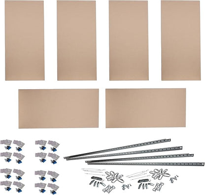 ATS Acoustics Home Office Residential Acoustic Treatment Room Kit Sound Absorbing Acoustic Panel 6 Pack for 50-100 Sq Ft (Tan)
