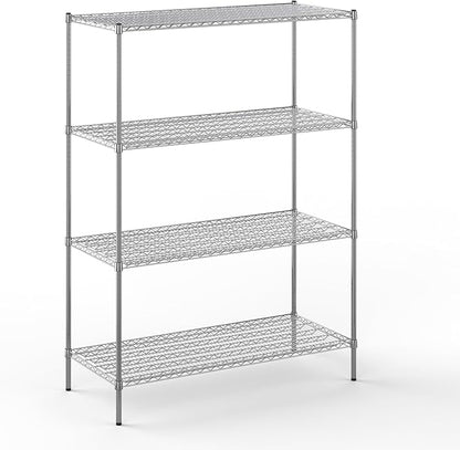 Regal Altair 24" Deep x 54" Wide x 74" Height Wire Shelving Kit | 4-Tier | NSF Commercial Storage Rack Unit