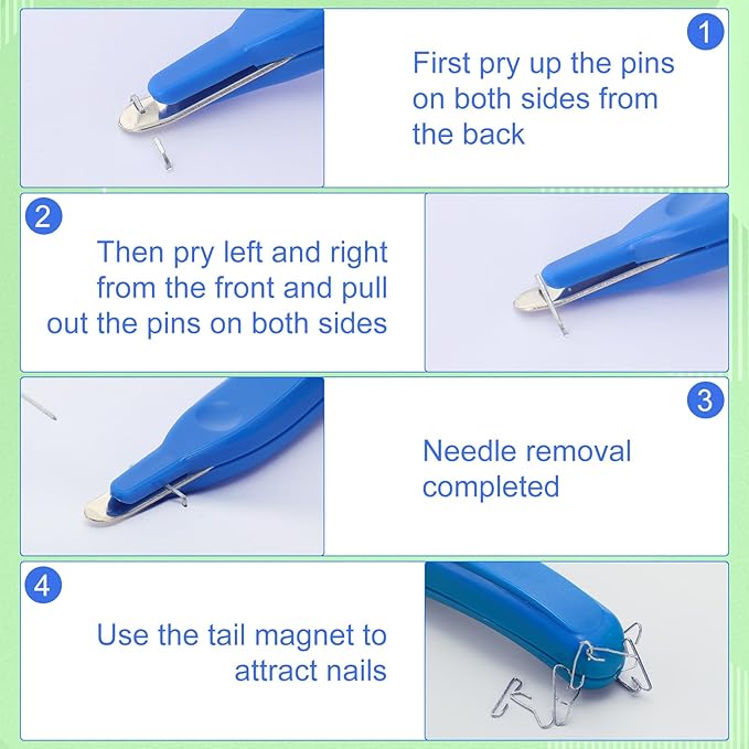 24 Pcs Magnetic Staple Remover Bulk Staple Remover Puller Removing Pen Operation Christmas Tool Gifts Rubberized Office School Gift(Bright Color)