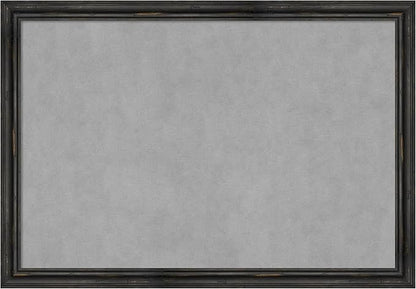 Amanti Art Black Framed Magnetic Board 27x39 Large Vision Board for use with Magnets, 100% Metal Sheet to Display Items as Office Decor or for Home Organization in mudroom, Kitchen or Kids Room