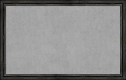 Amanti Art Black Framed Magnetic Board 27x43 Large Vision Board for use with Magnets, 100% Metal Sheet to Display Items as Office Decor or for Home Organization in mudroom, Kitchen or Kids Room