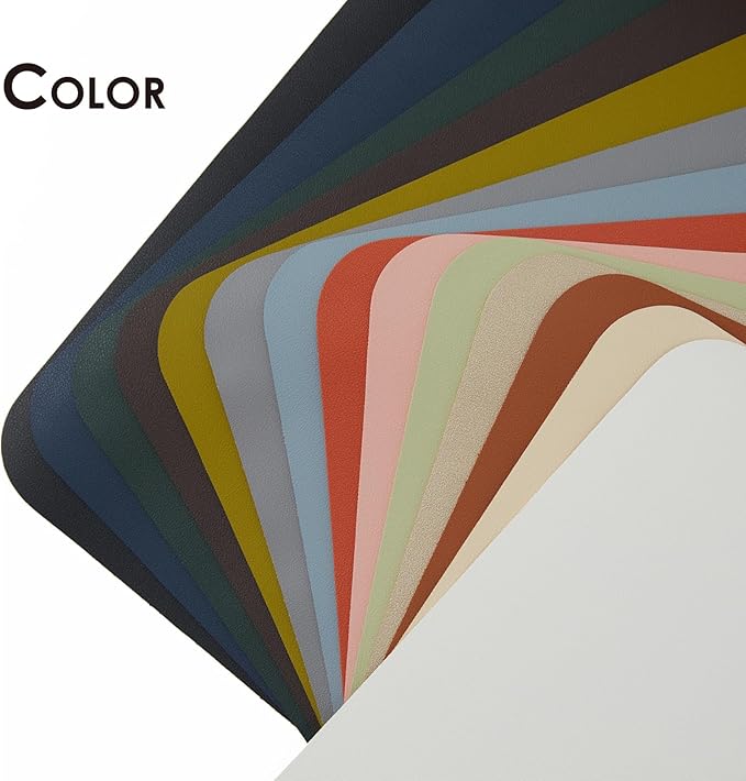 Large Desk Mat - 47.2"x 17" Non-Slip PU Desk Pad for Office and Home - Ideal for Large Mouse Pad and Desk Mats on Top of Desks(Apricot)