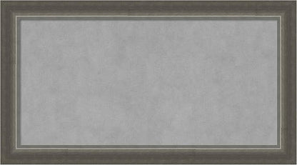Amanti Art Silver Framed Magnetic Board 15x27 Small Vision Board for use with Magnets, 100% Metal Sheet to Display Items as Office Decor or for Home Organization in mudroom, Kitchen or Kids Room