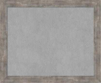 Amanti Art Silver Framed Magnetic Board 19x23 Small Vision Board for use with Magnets, 100% Metal Sheet to Display Items as Office Decor or for Home Organization in mudroom, Kitchen or Kids Room