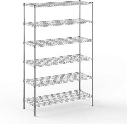 Regal Altair 21" Deep x 54" Wide x 86" Height Wire Shelving Kit | 6-Tier | NSF Commercial Storage Rack Unit
