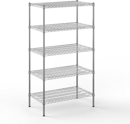 Regal Altair 21" Deep x 36" Wide x 64" Height Wire Shelving Kit | 5-Tier | NSF Commercial Storage Rack Unit