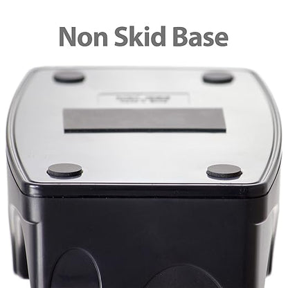 Officemate Heavy Duty Weighted 2-in-1 Tape Dispenser, Recycled,Black (96660)