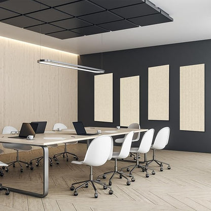 AUTORIFIC Acoustic Panels,5 Pack Sound Panels Noise Reducing for Walls,47.2"x23.6"x0.35" Soundproof Wall Panels,High-Density Acoustic Wall Panels,Decorative Sound Dampening Panels,Camel