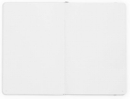 Minimalism Art, Premium Hard Cover Notebook Journal, Classic 5" x 8.3", 122 Numbered Pages, Gusseted Pocket, Ribbon Bookmark, Extra Thick Ink-Proof Paper 120gsm, San Francisco (Dotted, Pink)
