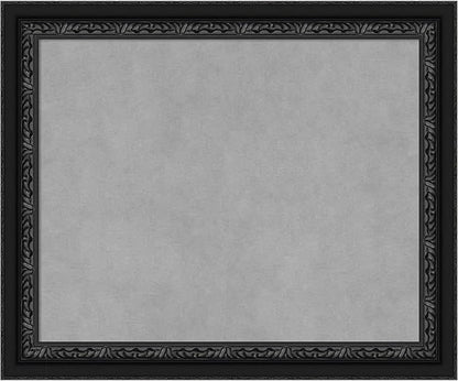 Amanti Art Black Framed Magnetic Board 20x24 Small Vision Board for use with Magnets, 100% Metal Sheet to Display Items as Office Decor or for Home Organization in mudroom, Kitchen or Kids Room