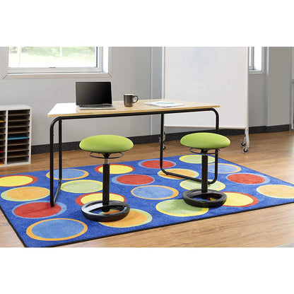 Twixt Active Movement Seating Chair, Ergonomic Support, Adjustable Height, Green Mesh