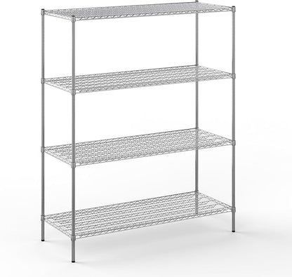 Regal Altair 24" Deep x 60" Wide x 74" Height Wire Shelving Kit | 4-Tier | NSF Commercial Storage Rack Unit